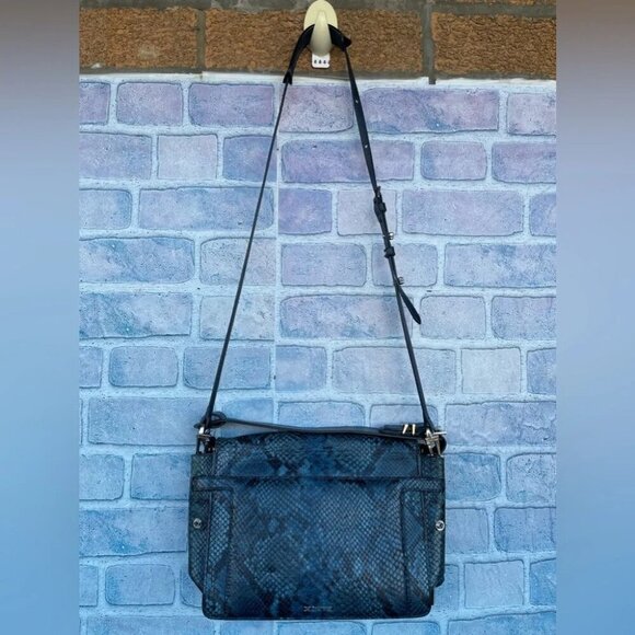 ZADIG & VOLTAIRE Optimiste snake leather crossbody bag - Picture 6 of 16